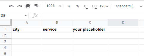 CSV Example Step 1